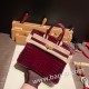 エルメスバーキン 25センチニロティカス Crocodile Niloticus57 Bordeaux ボルドーゴールド金具   全手縫いbirkin25-006