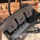 エルメスバーキン 25センチMatte アリゲーターマット Alligator Crocodile 88/Graphite  グラファイトシルバー金具 全手縫いbirkin25-013