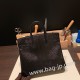 エルメスバーキン 25センチLizard リザードナチュラ89 /Black ブラックゴールド金具  全手縫いbirkin25-032