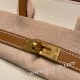 エルメスバーキン 25センチヴォーエプソン Epsom ゴールド Craie クレ 10/Craie & 37/Goldゴールド金具  全手縫いbirkin25-051