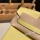 エルメスバーキン 25センチスイフト swift ジョーヌプッサン1Z/Jaune Poussinゴールド金具  全手縫いbirkin25-070