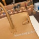 エルメスバーキン 25センチスイフト swift ビスキュイ4B/Biscuiゴールド金具  全手縫いbirkin25-076