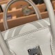 エルメスバーキン 25センチスイフト swift パールグレー 80 Pearl Grey シルバー金具 全手縫いbirkin25-080