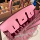 エルメスバーキン 25センチスイフト swift ピンク 5P /Pink シルバー金具 全手縫いbirkin25-082