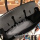 エルメスバーキン 25センチトゴ Togo ブラック89/Black (Noir) シルバー金具 全手縫いbirkin25-090