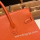 エルメスバーキン 25センチトゴ Togo テールバテュー R1/Terre Battue シルバー金具 全手縫いbirkin25-093