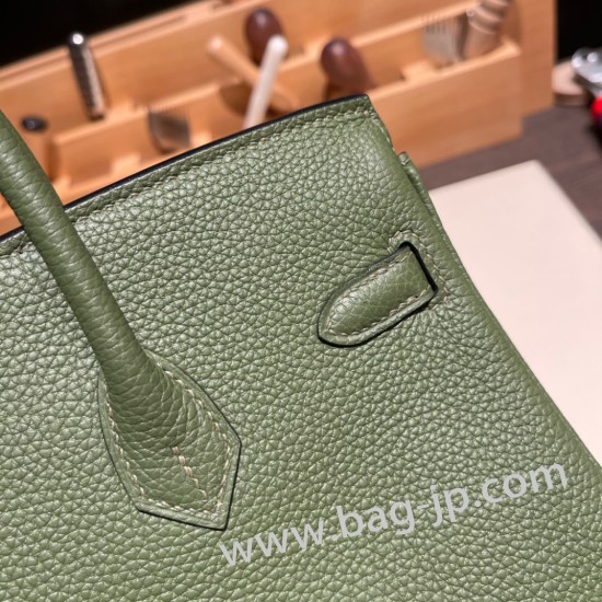 エルメスバーキン 25センチトゴ Togo カノピV6/ Canopeゴールド金具  全手縫いbirkin25-103