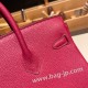 エルメスバーキン 25センチトゴ Togo ルビーB5 /Rubyゴールド金具  全手縫いbirkin25-104