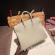 エルメスバーキン 25センチトゴ Togo セージQ1 /Sauge シルバー金具 全手縫いbirkin25-108