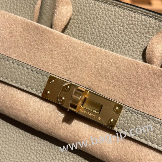 エルメスバーキン 25センチトゴ Togo セージQ1 /Saugeゴールド金具  全手縫いbirkin25-109