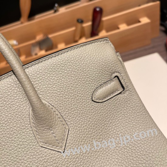 エルメスバーキン 25センチトゴ Togo セージQ1 /Saugeゴールド金具  全手縫いbirkin25-109