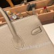 エルメスバーキン 25センチトゴ Togo トゥルティエールグレー81 /Gris Tourterelle  RoseGold  Hardware  全手縫いbirkin25-110