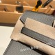 エルメスバーキン 25センチトゴ Togo グリメイヤー0L/ Gris Meyer シルバー金具 全手縫いbirkin25-115