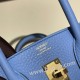 エルメスバーキン 25センチトゴ Togo ブルーパラダイス2T/ Blue Paradiseゴールド金具  全手縫いbirkin25-117