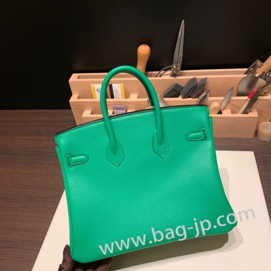 エルメスバーキン 25センチトゴ Togo バンブー X  ゴールド1K /Bambou & 37 /Gold Gold シルバー金具 全手縫いbirkin25-124