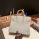 エルメスバーキン 25センチトゴ Togo パールグレーnew stock  80/Pearl Grey シルバー金具 全手縫いbirkin25-141