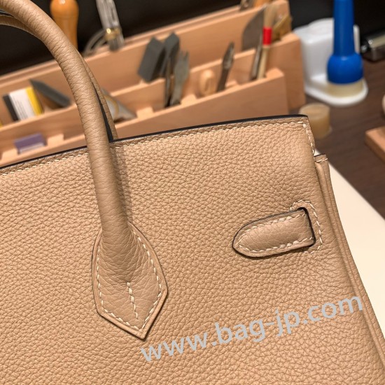 エルメスバーキン 25センチトゴ Togo ベージュ14/Beigeゴールド金具  全手縫いbirkin25-150