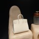 エルメスバーキン 25 外縫い10/Craie  クレ全手縫いbirkin25-w032