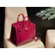 エルメスバーキン 25 外縫いルージュアッシュ55 /Rouge H Gold Hardware 全手縫いbirkin25-w036