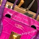 エルメスバーキン 30センチポロサスマットporous Crocodile ローズキャンディ8T/Rose Candyゴールド金具 birkin30-001 全手縫い