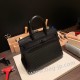 エルメスバーキン 30センチCrocodileso blackBlack Hardwarebirkin30-007 全手縫い