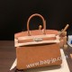 エルメスバーキン 30センチswift& chamois ゴールドシルバー金具 birkin30-010 全手縫い