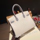 エルメスバーキン 30センチオーストリッチ Ostrich ベトン x ブルーアガットゴールド金具 birkin30-014 全手縫い