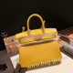 エルメスバーキン 30センチCrocodile& Touch 9D/Jaune Ambre ジョーヌアンブルゴールド金具 birkin30-020 全手縫い