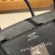 エルメスバーキン 30センチヴォーエプソン Epsom 89/Black (Noir) ブラックシルバー金具 birkin30-026 全手縫い