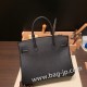 エルメスバーキン 30センチトゴ Togo 89/Black (Noir) ブラックシルバー金具 birkin30-031 全手縫い