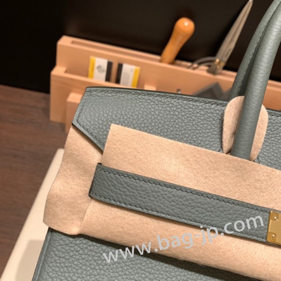 エルメスバーキン 30センチトゴ Togo 63/Vert Amande  ヴェールアマンドゴールド金具 birkin30-040 全手縫い