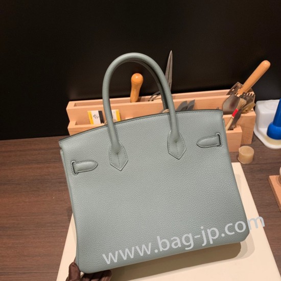 エルメスバーキン 30センチトゴ Togo 63/Vert Amande  ヴェールアマンドゴールド金具 birkin30-040 全手縫い