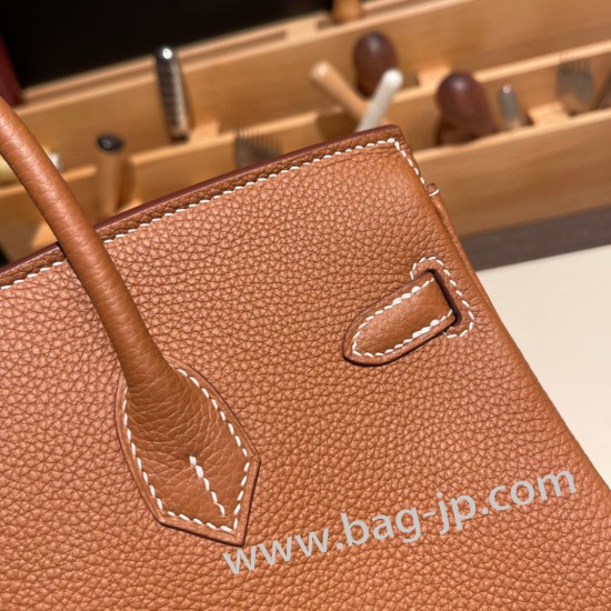 エルメスバーキン 30センチトゴ Togo 37/Gold ゴールドゴールド金具 birkin30-062 全手縫い