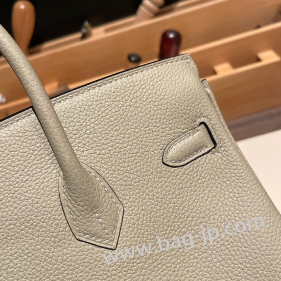 エルメスバーキン 30センチトゴ Togo Q1/Sauge セージシルバー金具 birkin30-070 全手縫い