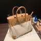 エルメスバーキン 30センチトゴ Togo 1K /Bambou & 37/ Gold バンブー x ゴールドシルバー金具 birkin30-081 全手縫い