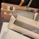 エルメスバーキン 30センチスイフト swift & Canvas18/Étoupe Grey (Étoupe)  エトゥープシルバー金具 birkin30-085 全手縫い