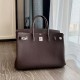 バーキン 40 Birkin40cm 46/ Ebene  エベーヌ，トゴ togo，シルバー金具全手縫い