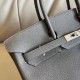 バーキン 40 Birkin40cm 8F/Etain エタン birkin40cm トゴ togo シルバー金具 全手縫い