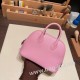 エルメス ボリード ミニ シェブルミゾル  Chevre モーヴシルベストルX9 /Mauve Sylvestre   シルバー金具  bolide-mi033 全手縫い