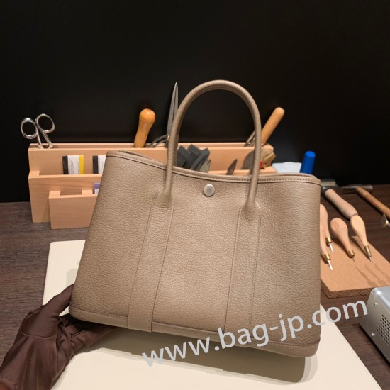 エルメス ガーデンパーティ TPM D0/Beige de Weimar  ベージュドゥワイマール 全手縫い