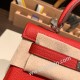 エルメス ケリー25cm togo トゴ  ルージュクー S3/Rouge Cœur シルバー金具  kelly25-039 全手縫い