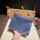 エルメス ケリーダンス Kelly Dance evercolor エバーカラー ブルーサフィール 73 /Blue Saphir & 71 /Blue France シルバー金具  kellydanse-019 全手縫い