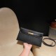 エルメス ショルダーバッグ レディース HERMES ケリー エラン Elan  シェブルミゾルChevre シェブルミゾルChevre 89/Black (Noir) ブラック kellyelan-023 全手縫い