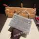 エルメスケリーミニ Kelly bag miniMini Kelly New stock  リザードナチュラ オンブレ 1B/Ombre シルバー金具 kellymini-002 全手縫い