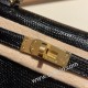 エルメスケリーミニ Kelly bag miniMini Kelly New stock  リザードナチュラ ブラック 89 /Black (Noir) ゴールド金具   kellymini-003 全手縫い