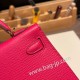 エルメスケリーミニ Kelly bag miniMini Kelly New stock  シェブルミゾル  Chevre ローズエクストリーム I6 /Rose Extreme ゴールド金具 kellymini-031 全手縫い