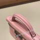 エルメスケリーミニ Kelly bag miniMini Kelly New stock  シェブルミゾル  Chevre ローズサクラ 3Q /Rose Sakura   シルバー金具 kellymini-033 全手縫い