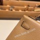 エルメスケリーミニ Kelly bag miniMini Kelly New stock  ヴォーエプソン Epsom チャイ 0M/Chai シルバー金具 kellymini-043 全手縫い