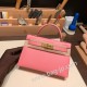 エルメスケリーミニ Kelly bag miniMini Kelly New stock  ヴォーエプソン Epsom ローズコンフェッティ1Q /Rose Confetti ゴールド金具 kellymini-047 全手縫い