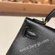 エルメスケリーミニ Kelly bag miniMini Kelly New stock  ヴォーエプソン Epsom ブラック 89 /Black (Noir)   ゴールド金具 kellymini-048 全手縫い